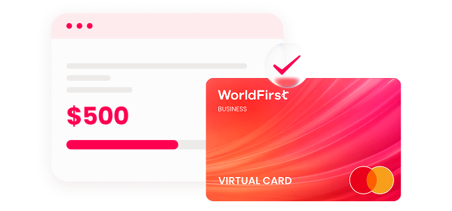 WorldFirst World Card cumulative spending of 500 dollars